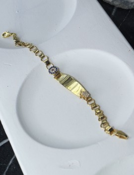 14 Ayar Altın Çocuk Bileklik-CK35