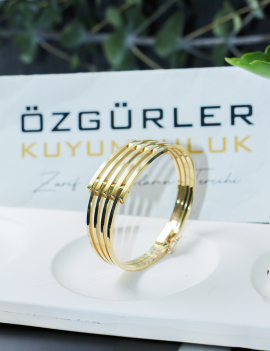 14 Ayar Altın Kelepçe-KLP03