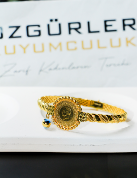 14 Ayar Altın Kelepçe-KLP04