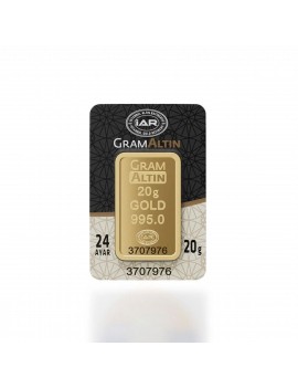 24 Ayar Külçe Gram Altın 20 Gr