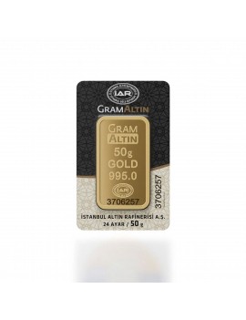 24 Ayar Külçe Gram Altın 50 Gr